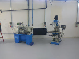 Complete set of 4 metal working machines