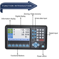 LCD multi function 3 Axis DRO display unit